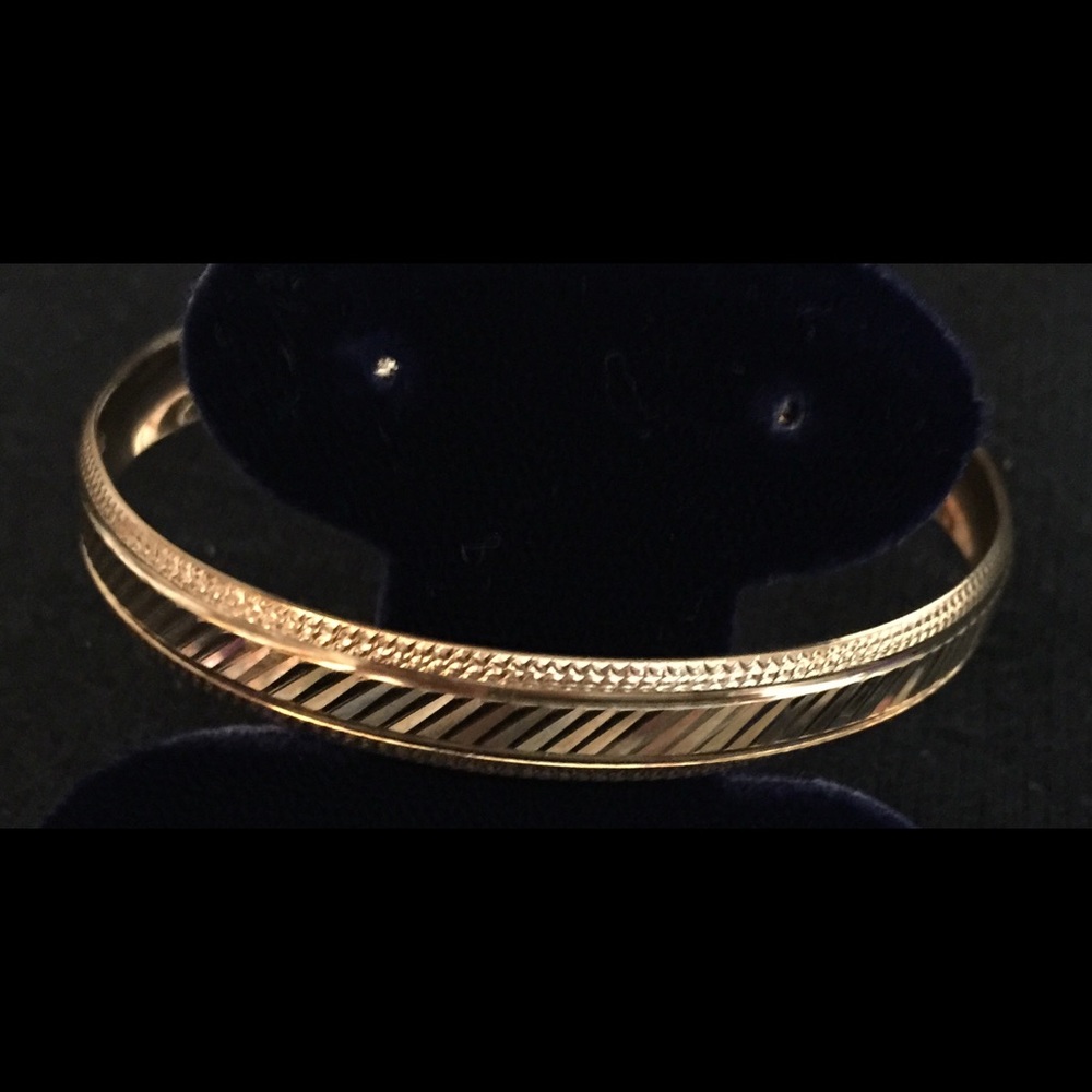 Gold Bangle Bracelet